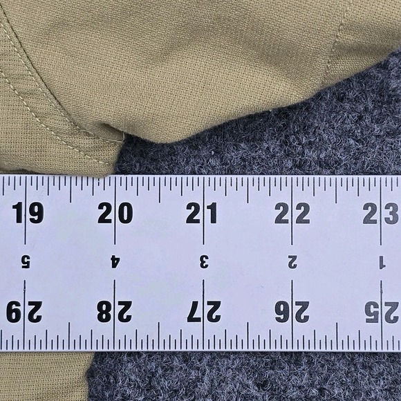 Wallace & Barnes‎ Men's Cotton Short-Sleeve Shirt S Beige Workwear Safari Woven - Picture 7 of 12